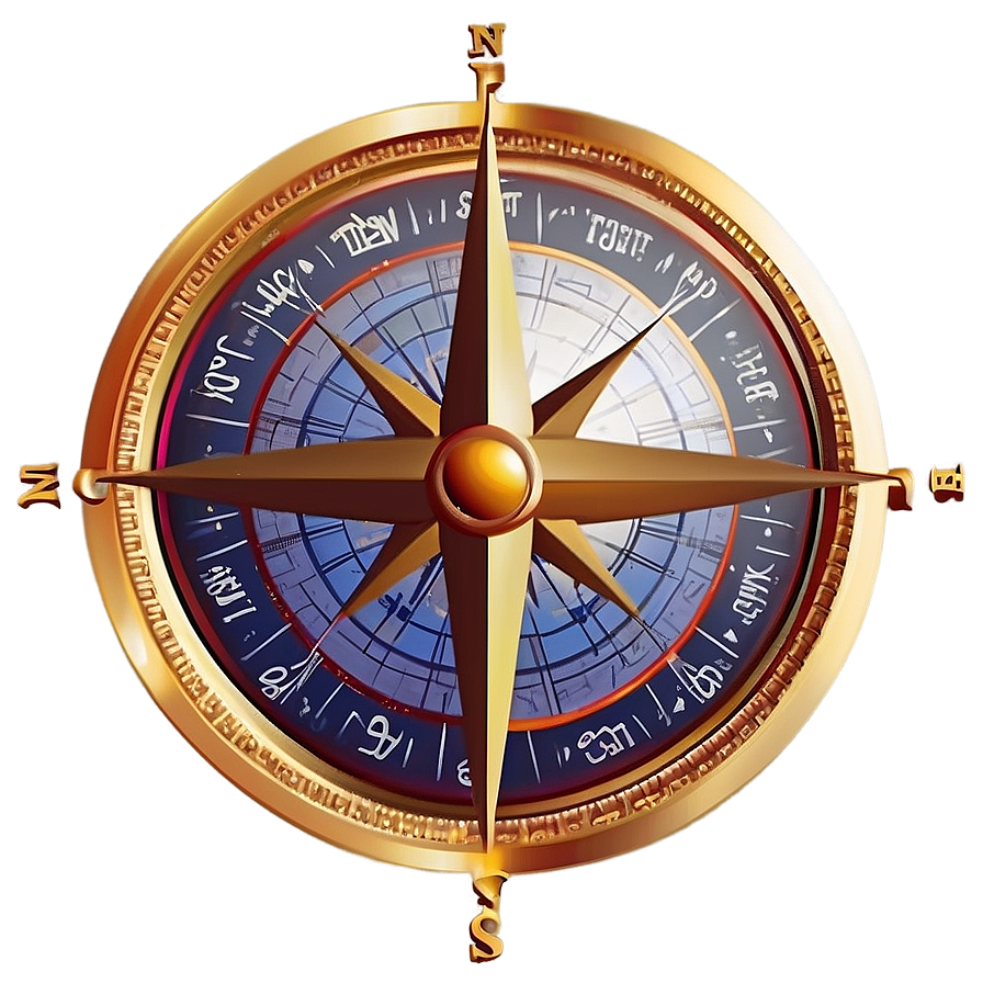Compass Rose With Global Directions Png Wnq38 PNG