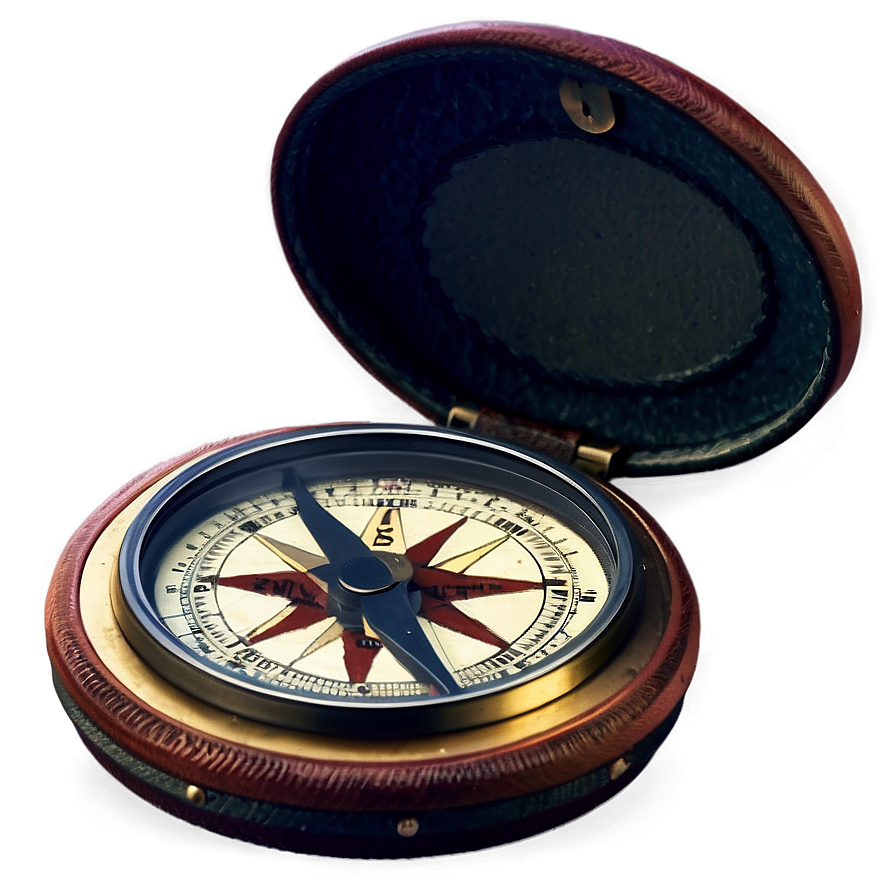 Compass With Leather Case Png 48 PNG