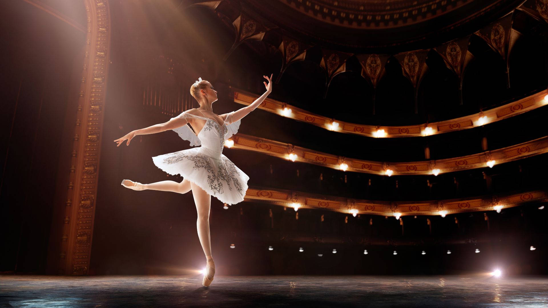 Dommere konkurrence diskutere ballet danser smidig præstation Wallpaper