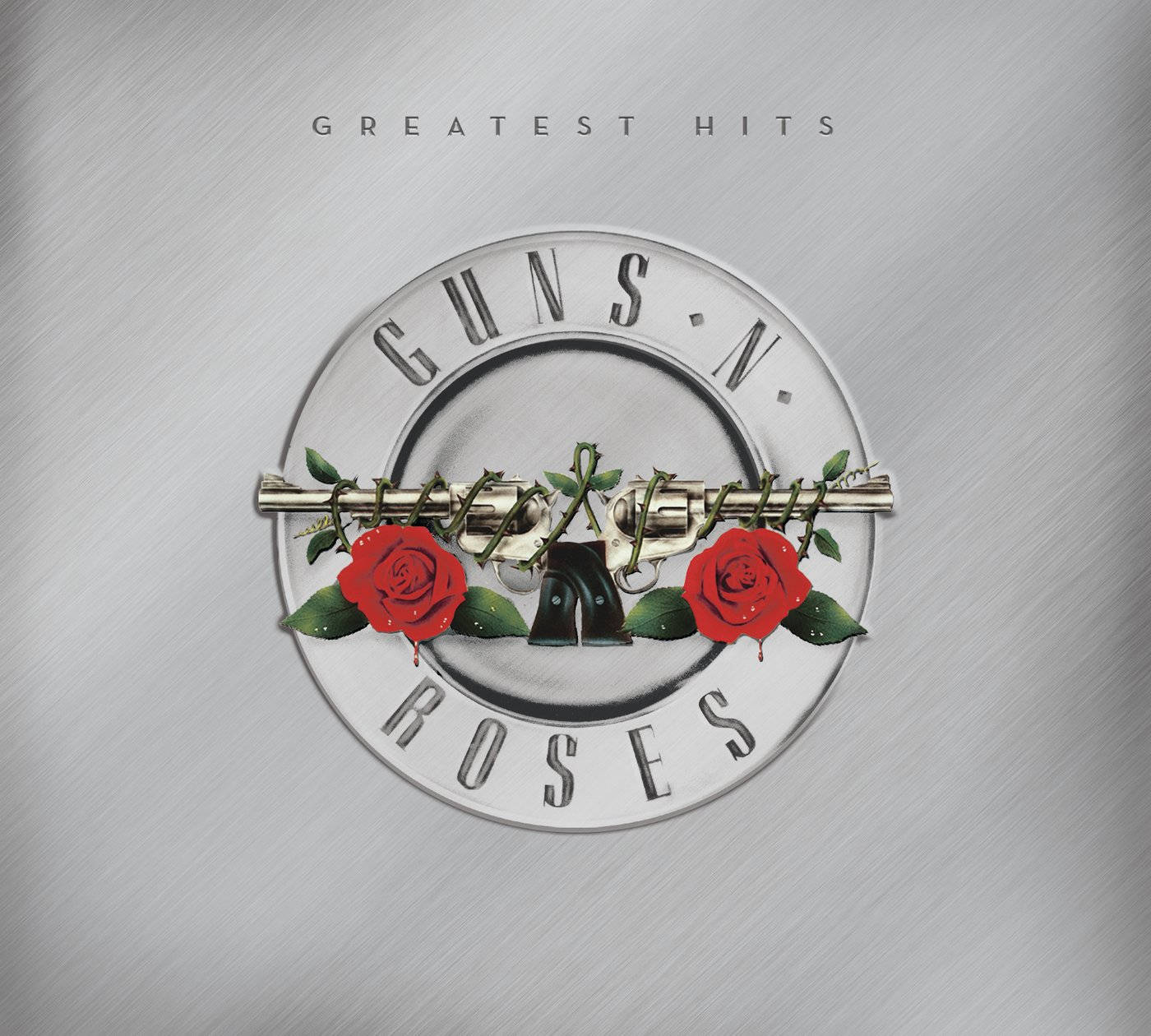 Caption: Iconic Guns N' Roses Greatest Hits Album Cover Wallpaper