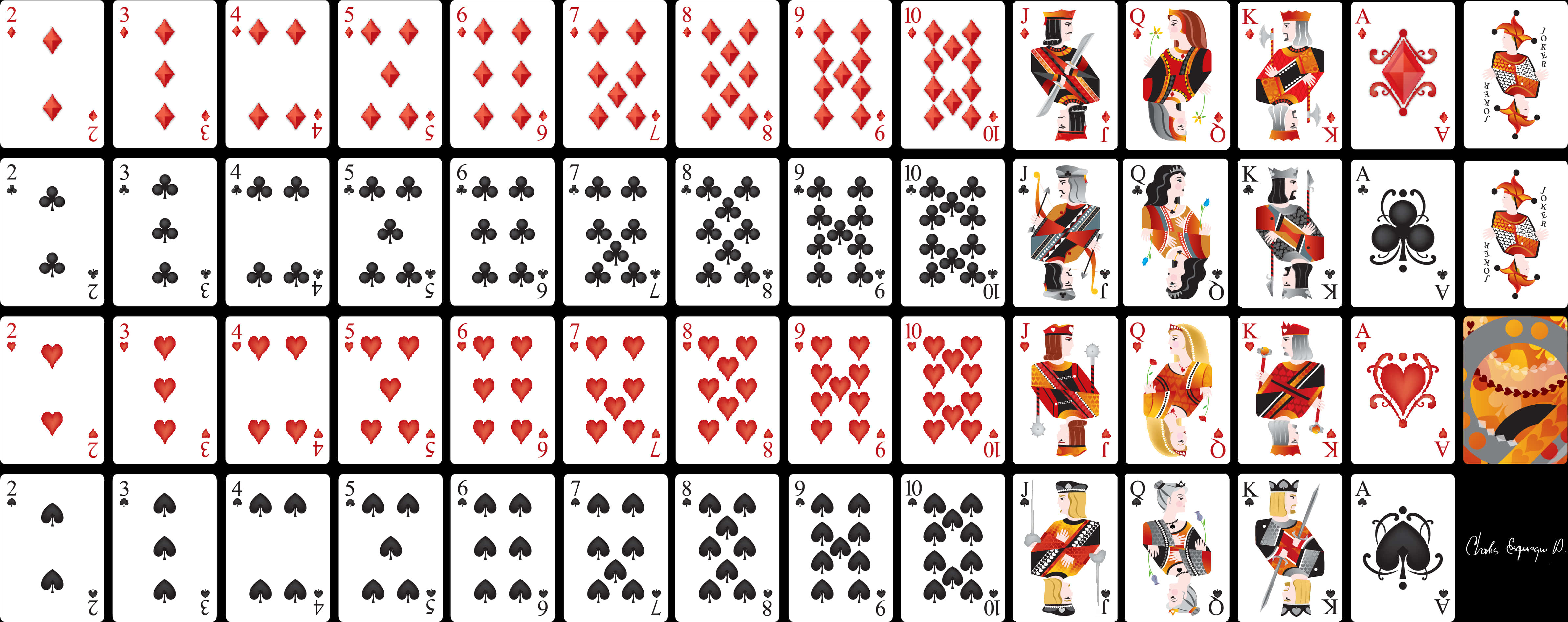Complete Deckof Playing Cards PNG