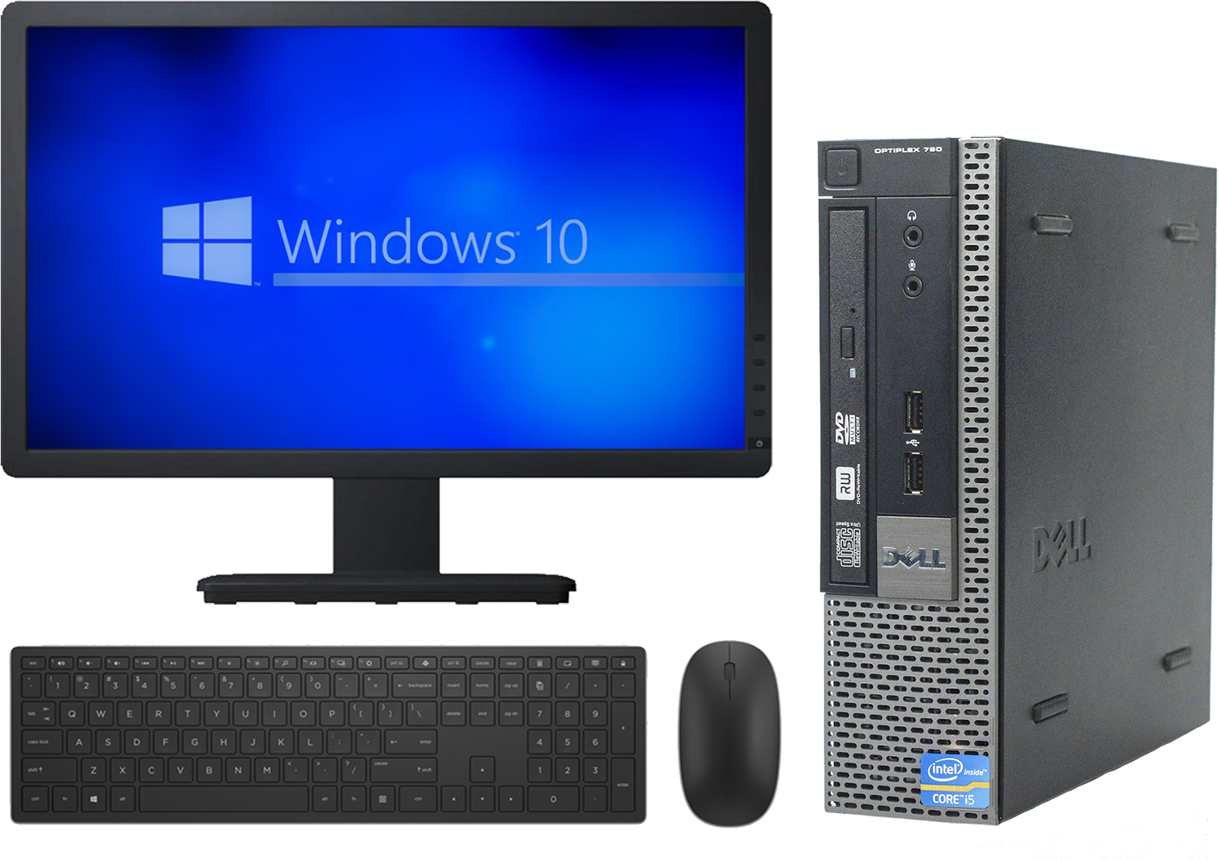 Complete Desktop Setupwith Windows10 PNG