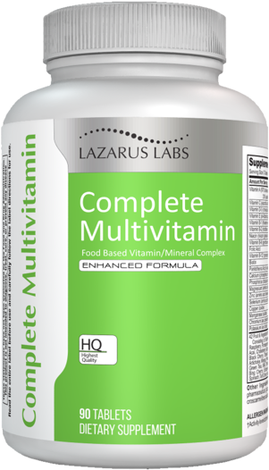 Complete Multivitamin Bottle Lazarus Labs PNG