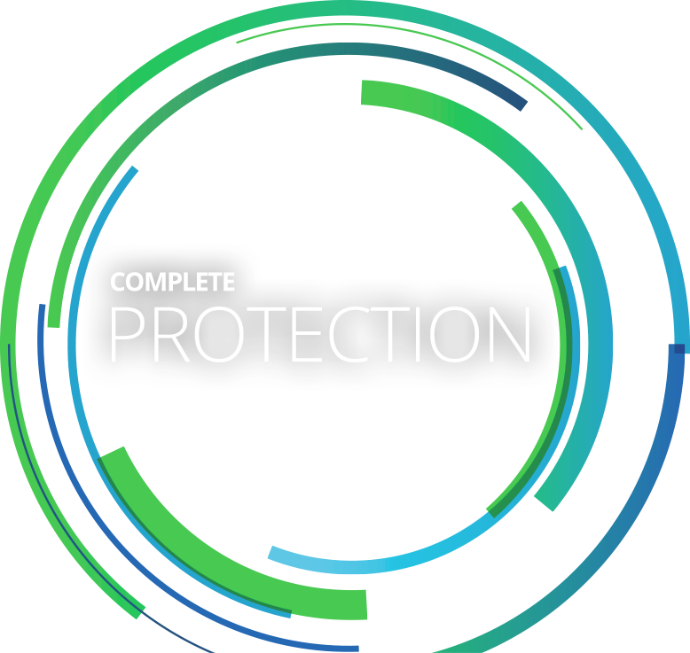 Complete Protection Circle Graphic PNG