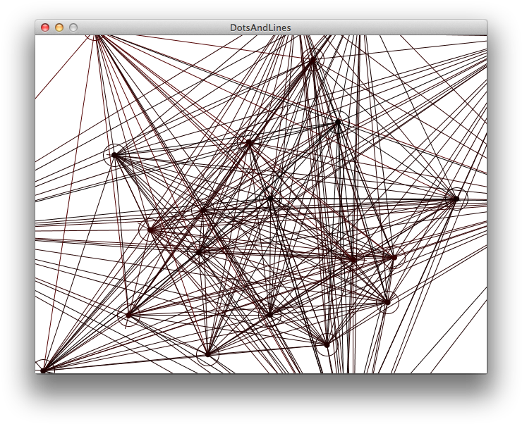 Complex Network Line Art PNG
