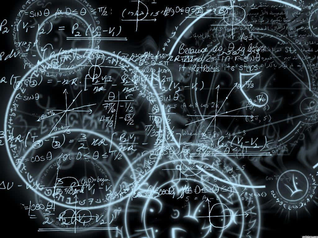 Complicated Equations Circles Wallpaper