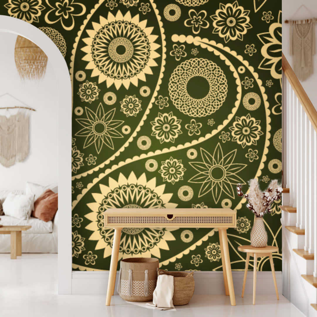 Complicated Patterns House Wall Wallpaper