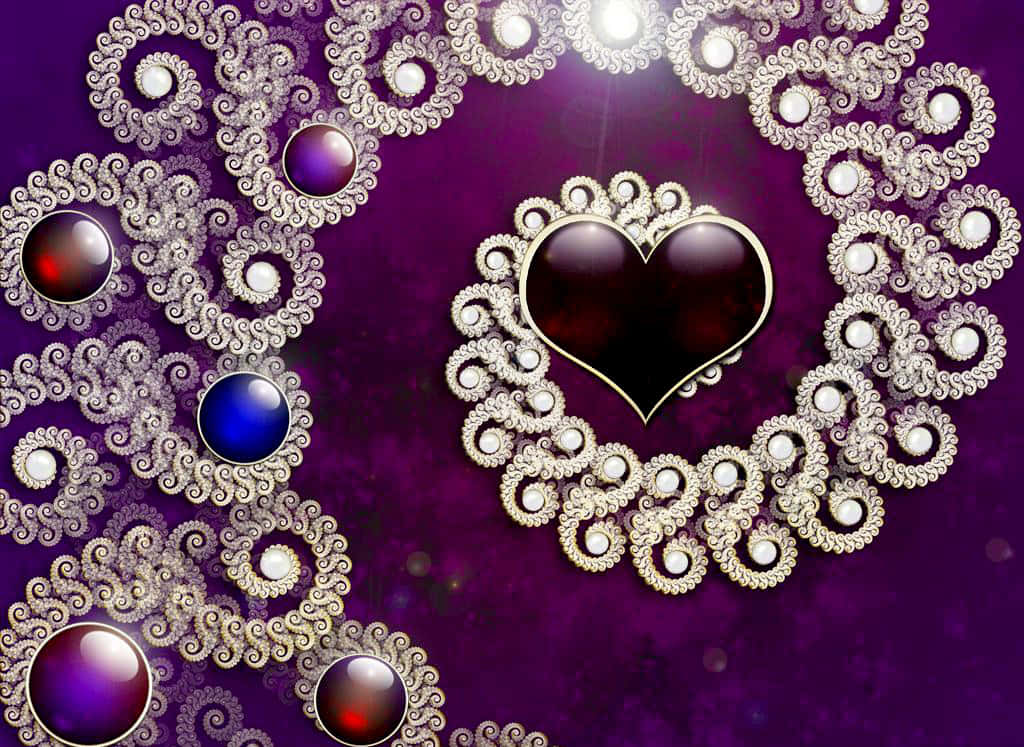 Complimentary Jewels Wallpaper