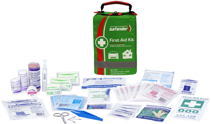 Comprehensive First Aid Kit Contents PNG