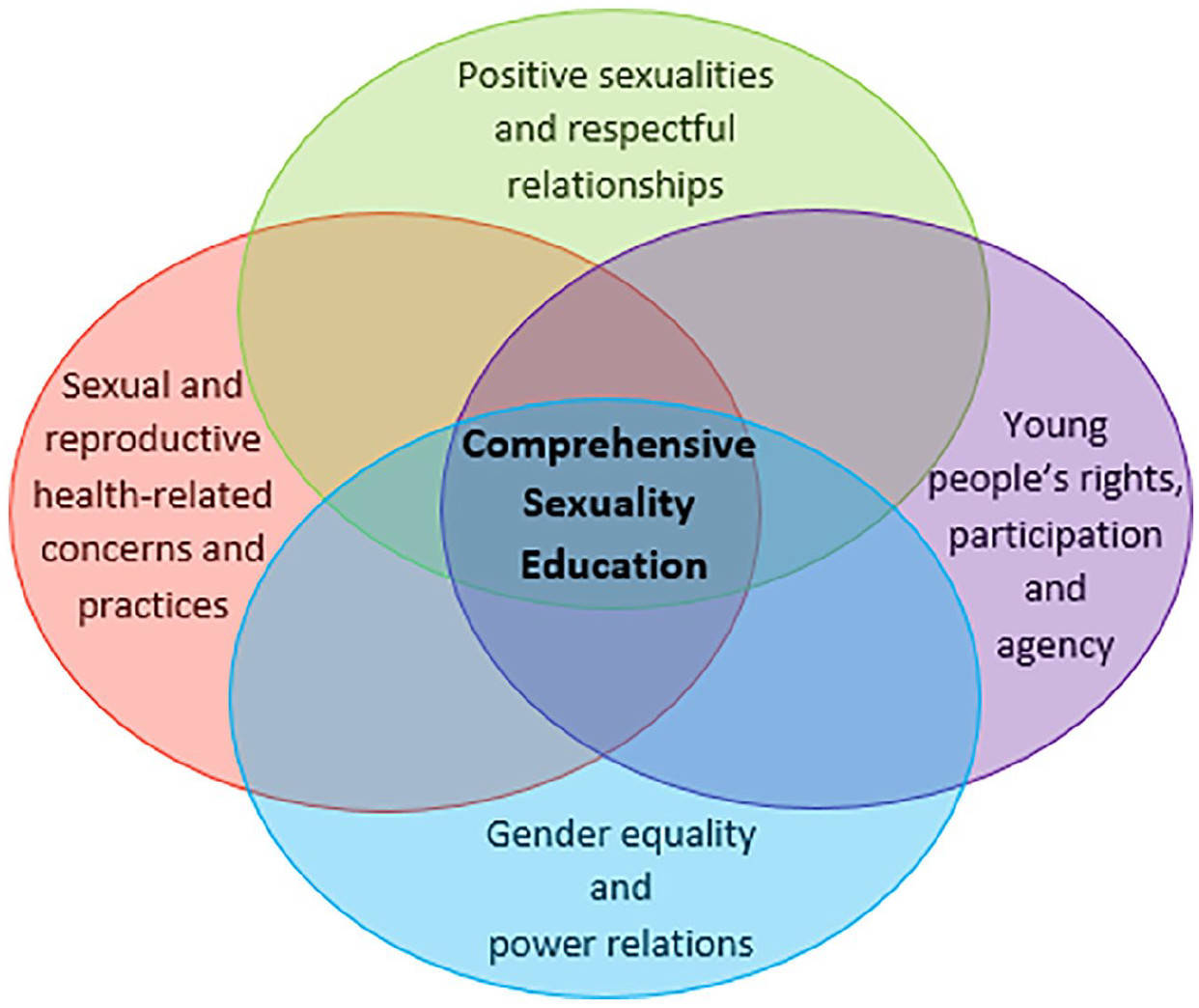 Comprehensive Sexuality Education Diagram Wallpaper