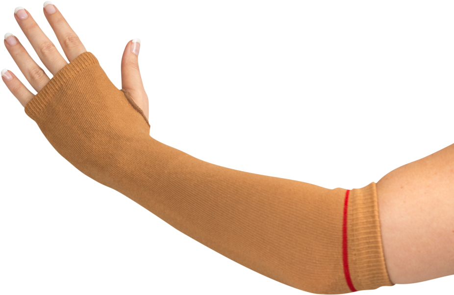 Compression Arm Sleeve Tan Background PNG