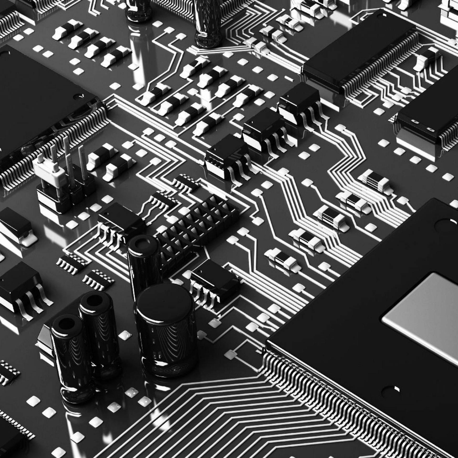 Computer Bundkort Circuit Wallpaper