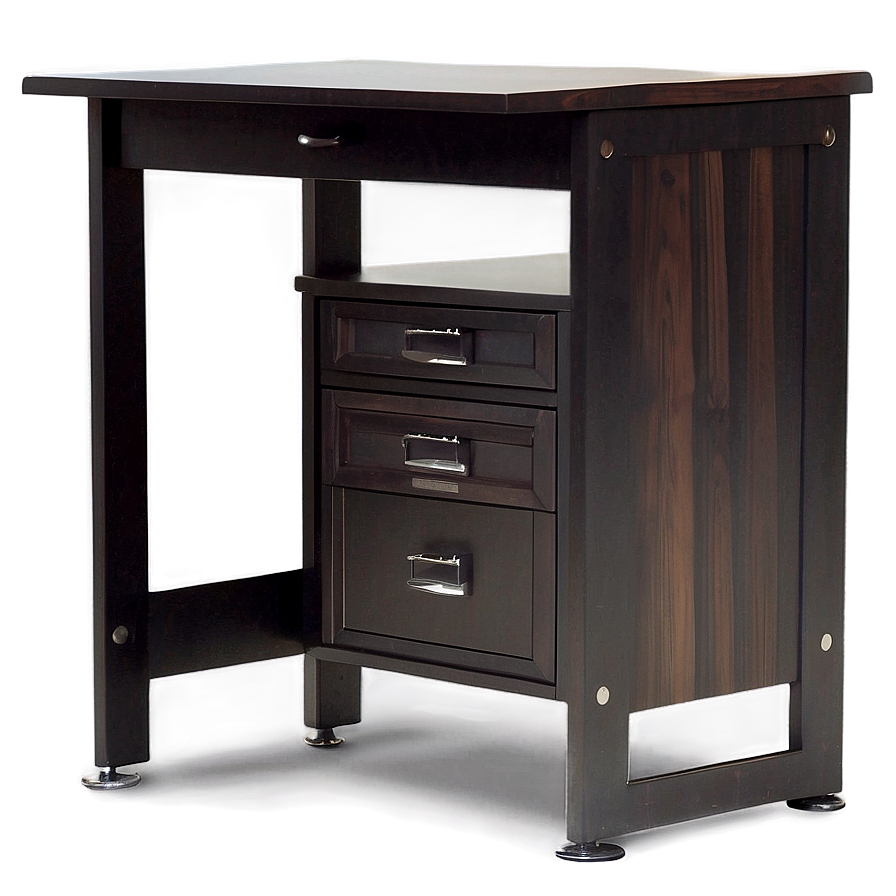 Computer Desk With Drawers Png 06262024 PNG