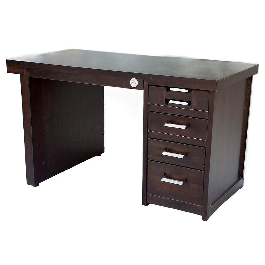 Computer Desk With Drawers Png Xig PNG