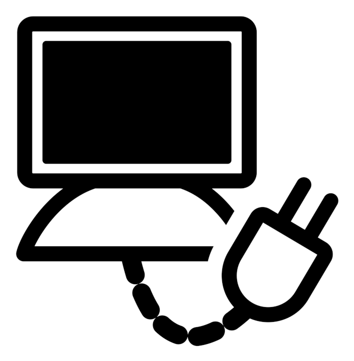 Computer Energy Conservation Icon PNG
