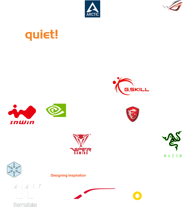 Computer Hardware Brands Logos PNG