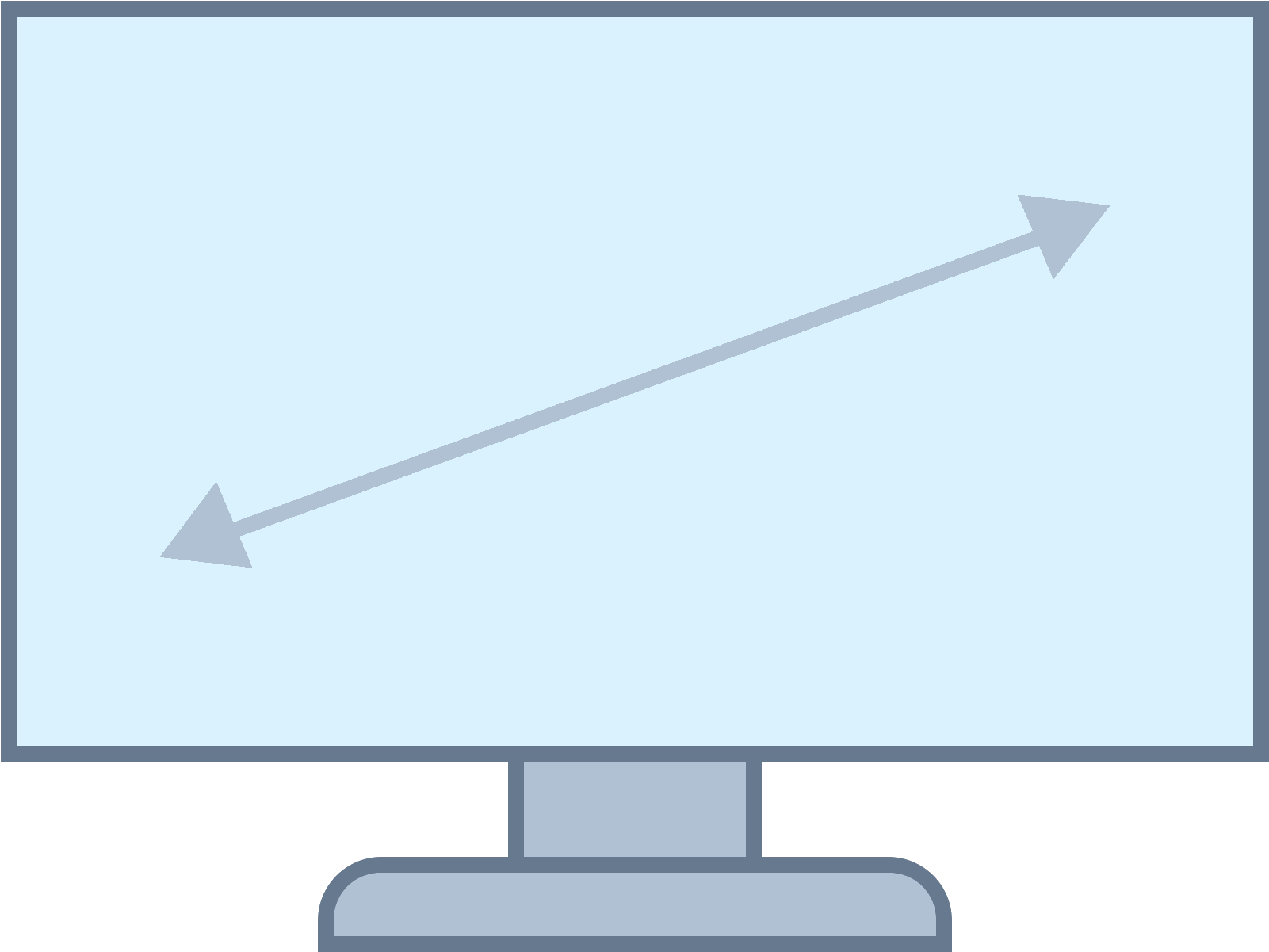 Computer Monitor Upward Arrow Graph PNG