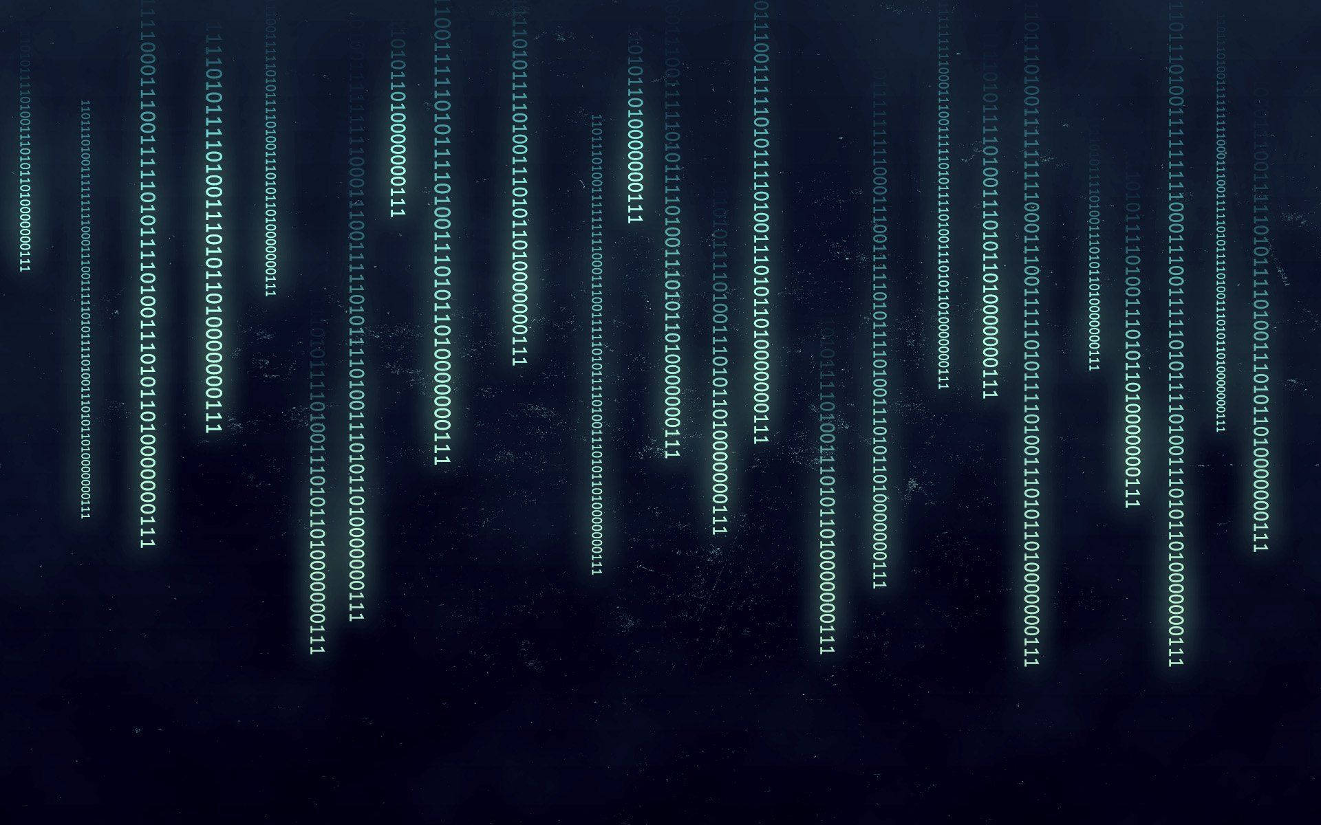 The Power of Computer Science Explored Through Binary Code Wallpaper