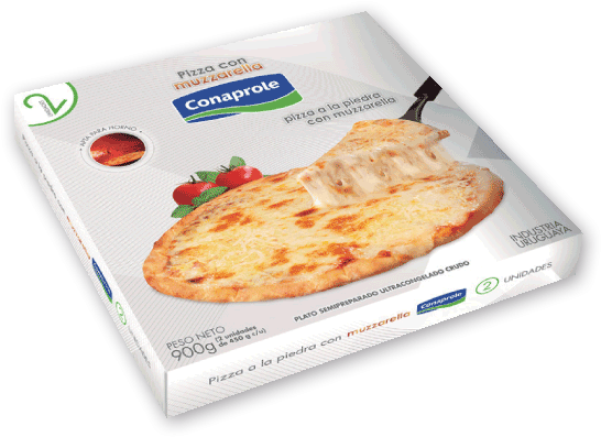 Conaprole Mozzarella Pizza Packaging PNG