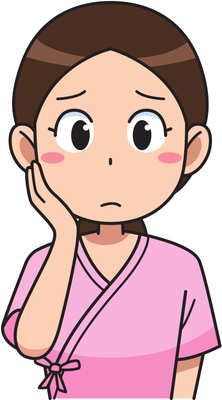 Concerned Anime Character PNG