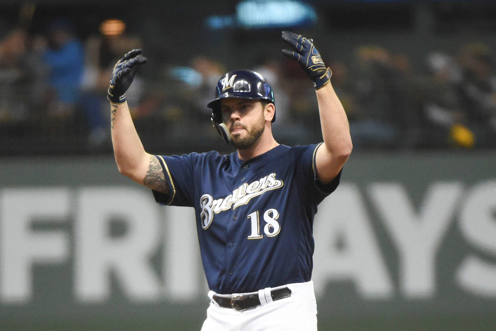 Concerned Mike Moustakas Wallpaper