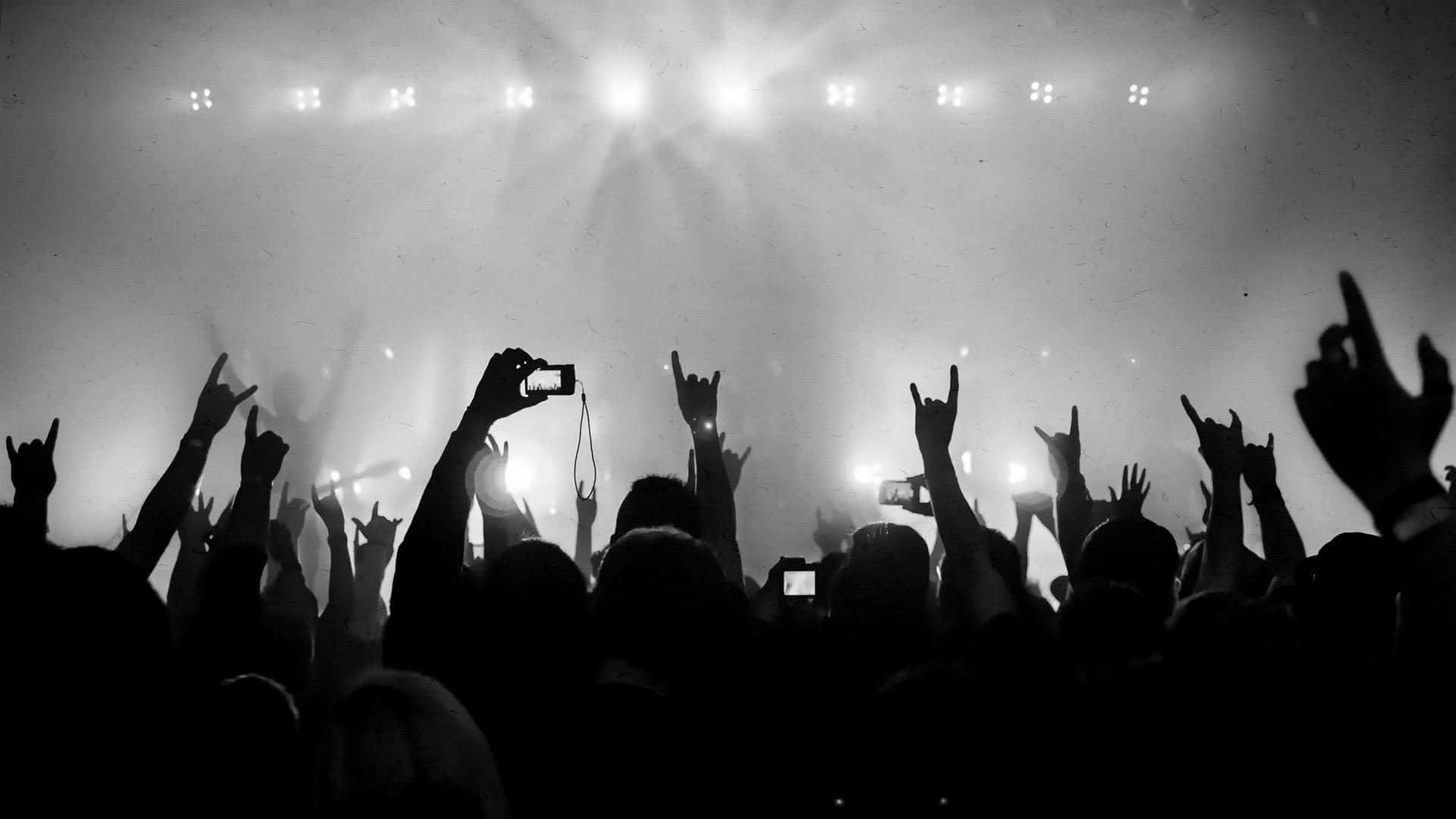 Black And White Concert Background