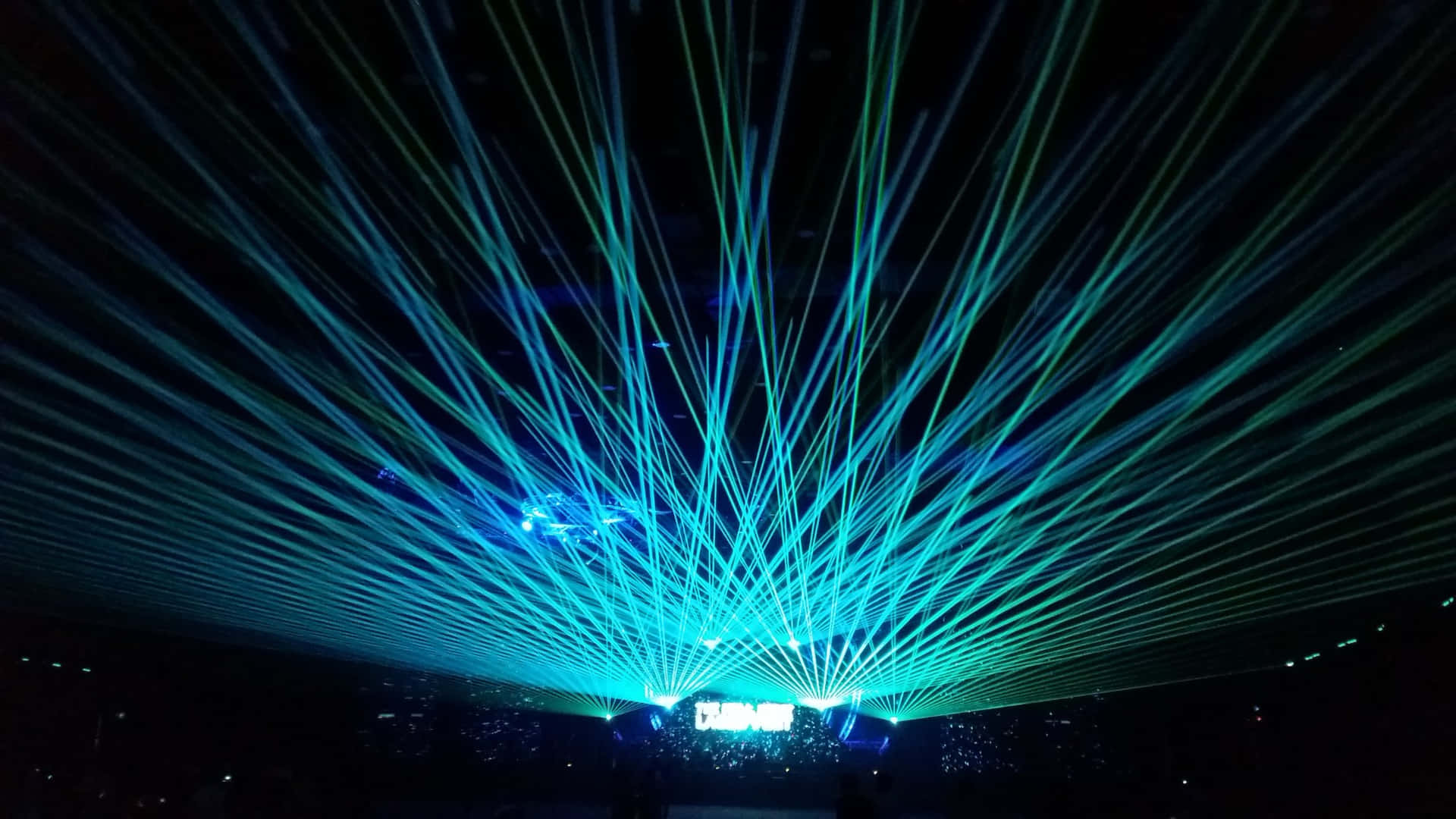 Concert Laser Light Show Wallpaper