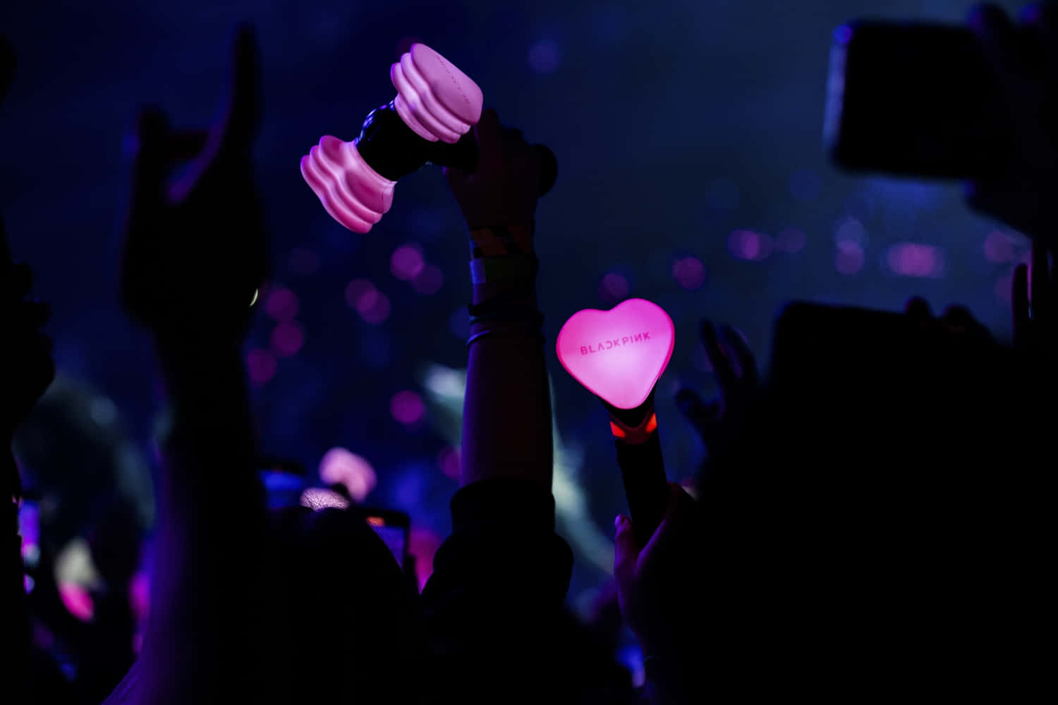 Black Pink Light Stick For Concert Pictures