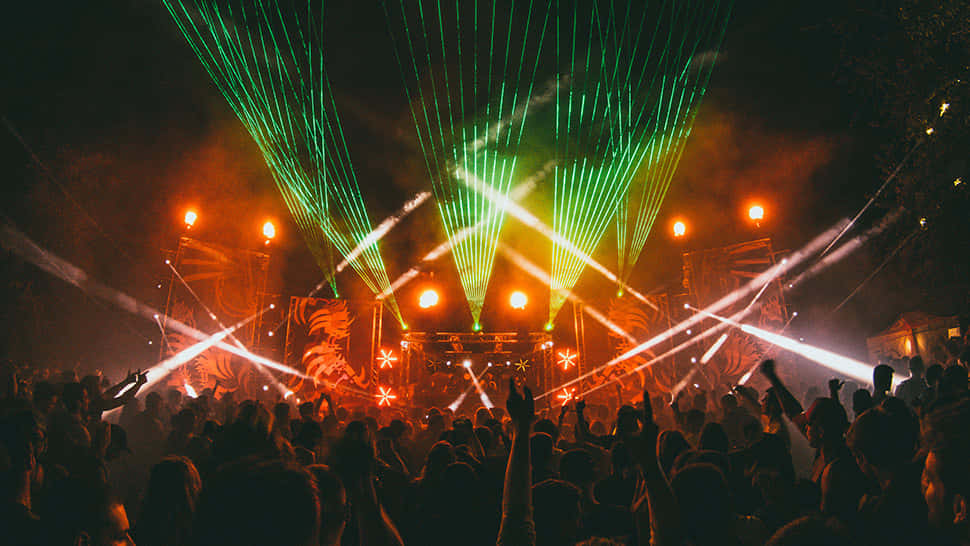 Lasers And Lights At Concert Pictures
