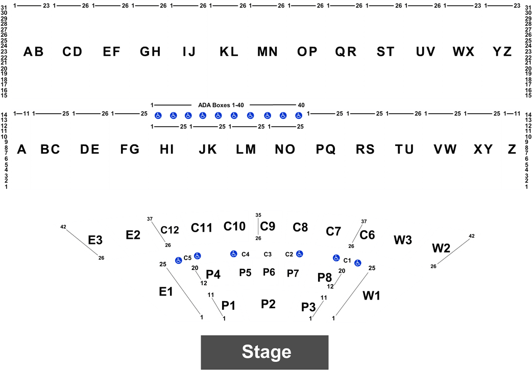 Download Concert Seating Chart Overview | Wallpapers.com