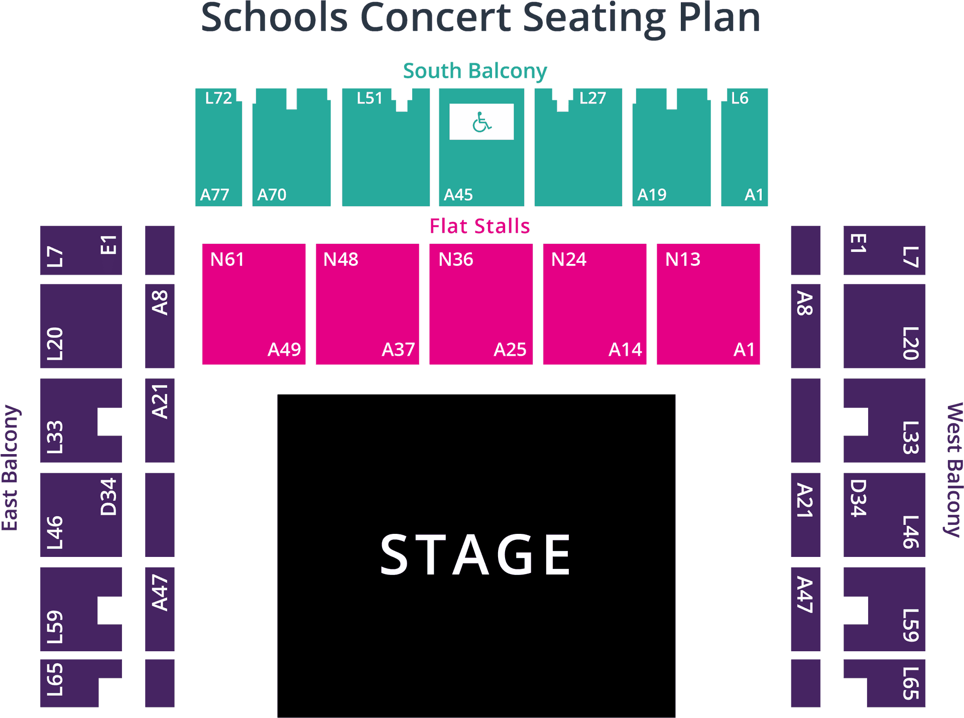 Download Concert Seating Plan Graphic 2544