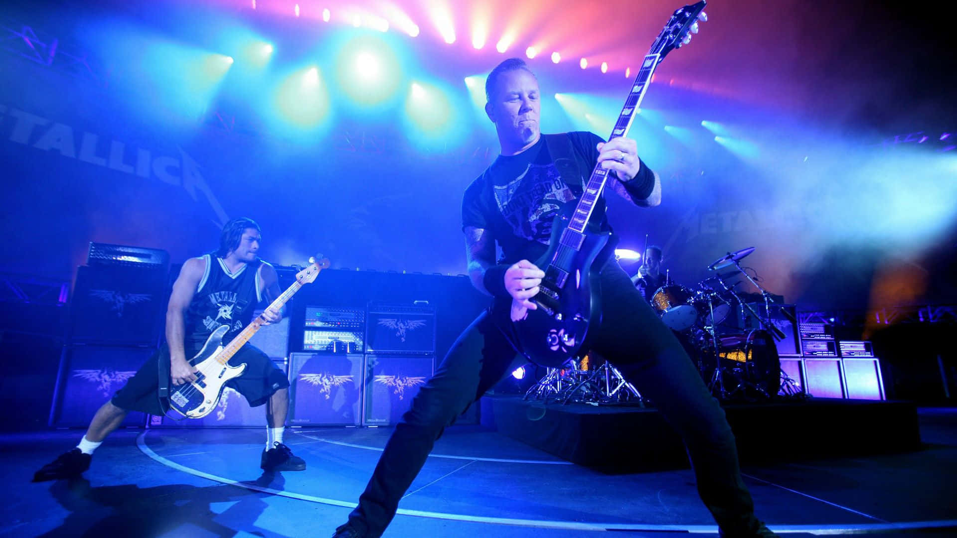 Metallica Heavy Metal Concert Stage Background