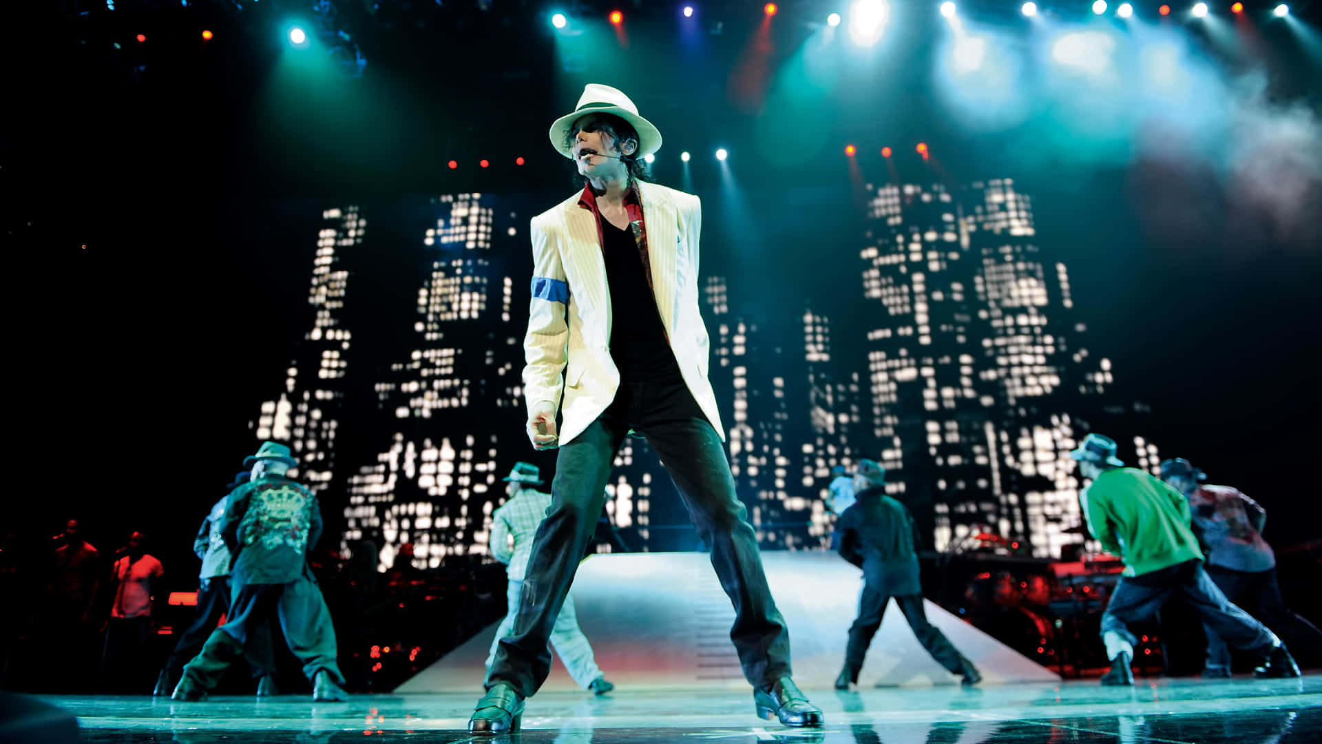 Michael Jackson Smooth Criminal Concert Stage Background