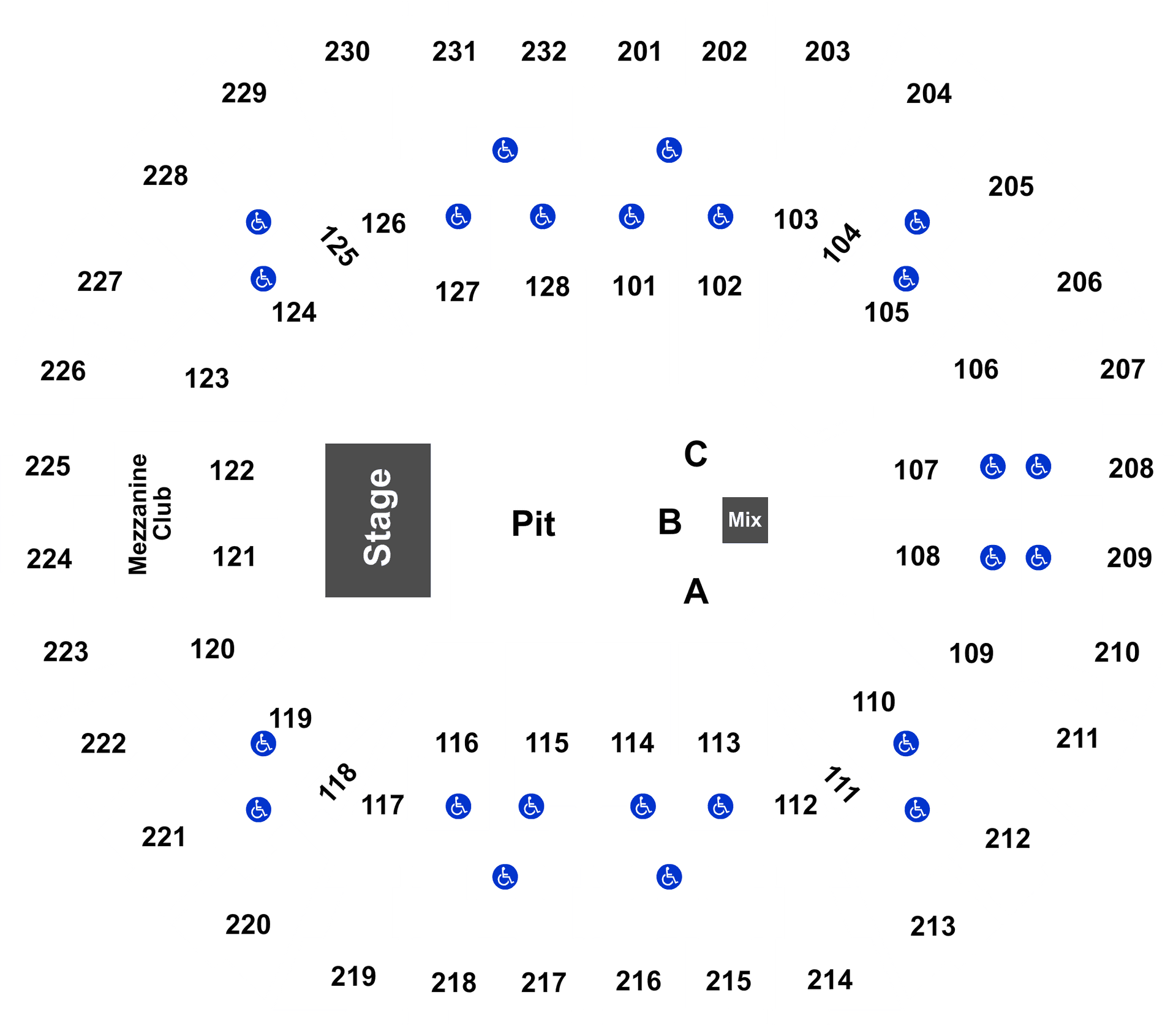 Download Concert Venue Seating Chart | Wallpapers.com