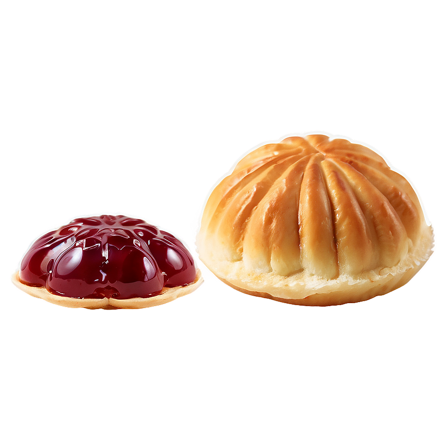 Concha With Jam Filling Png 6 PNG