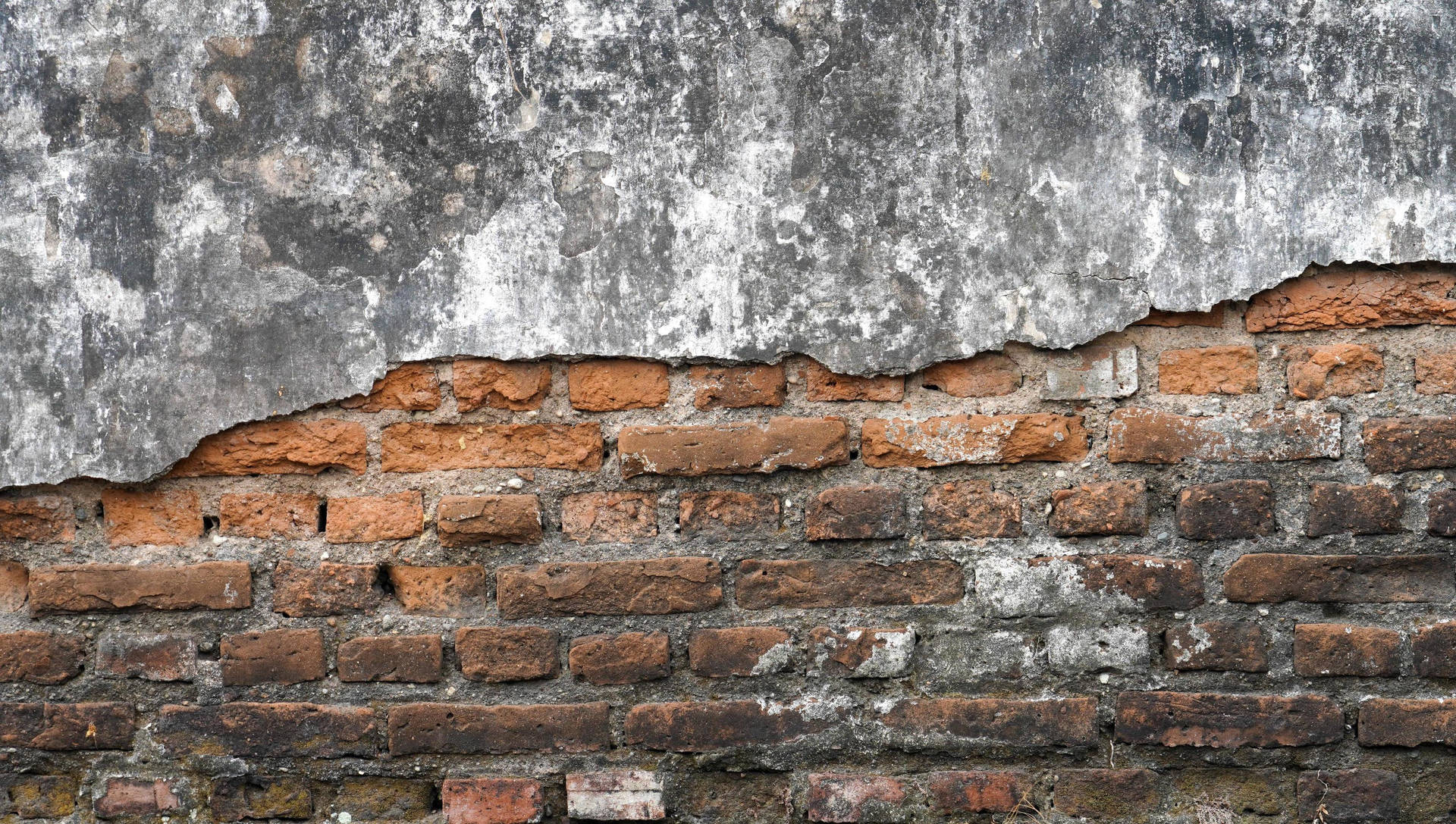 Concrete And Brick Wall Texture Wallpaper