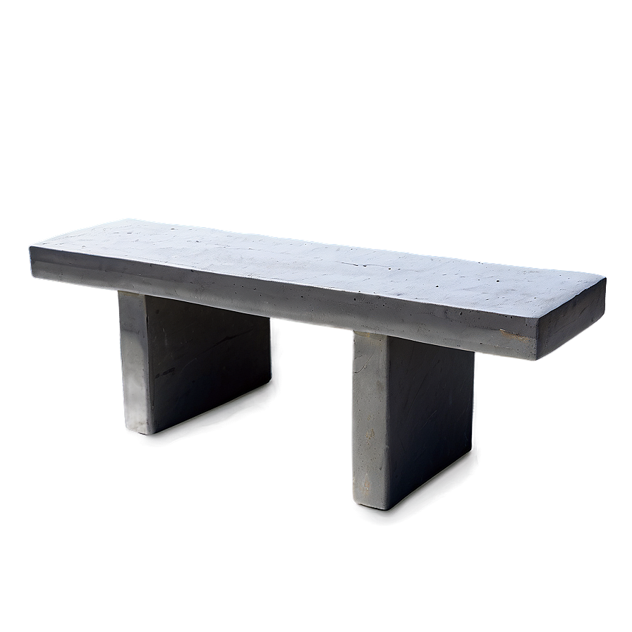 Concrete Bench Png 05232024 PNG