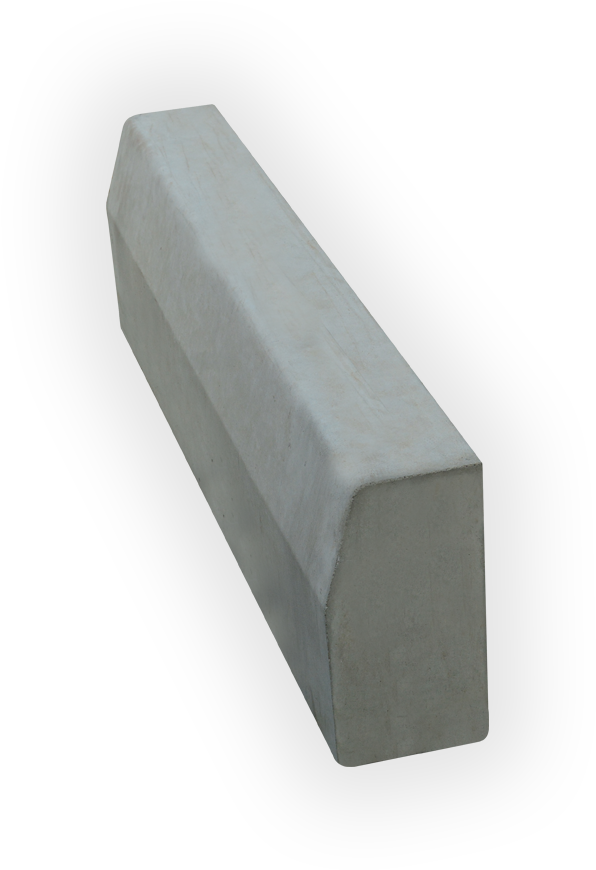 Concrete Curbstone Isolated PNG