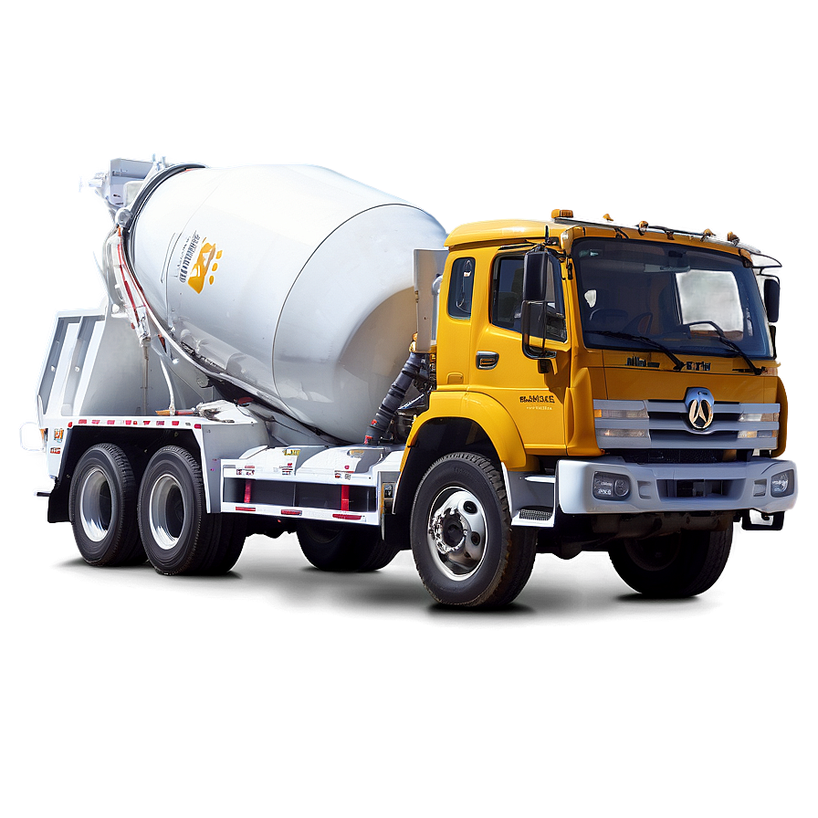 Concrete Mixer Truck Png Gjp PNG