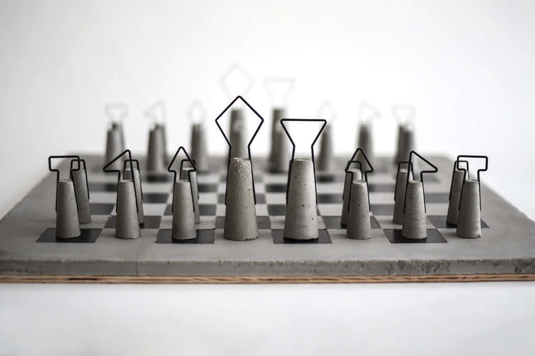 Concrete Chess Piece Picture