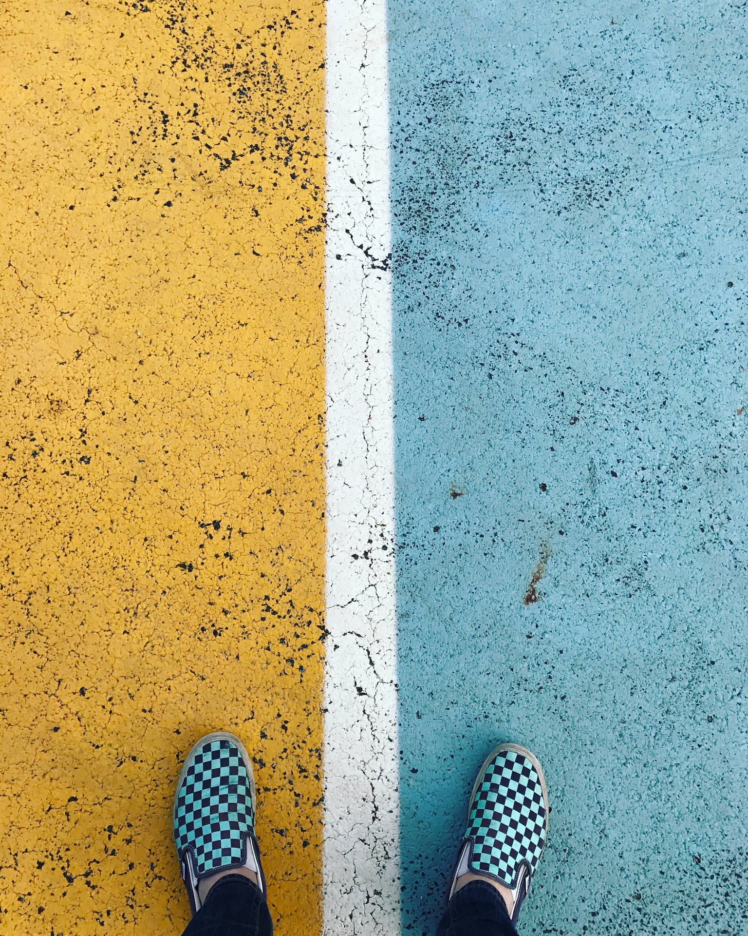 Concrete Texture Slip-on Shoes Wallpaper