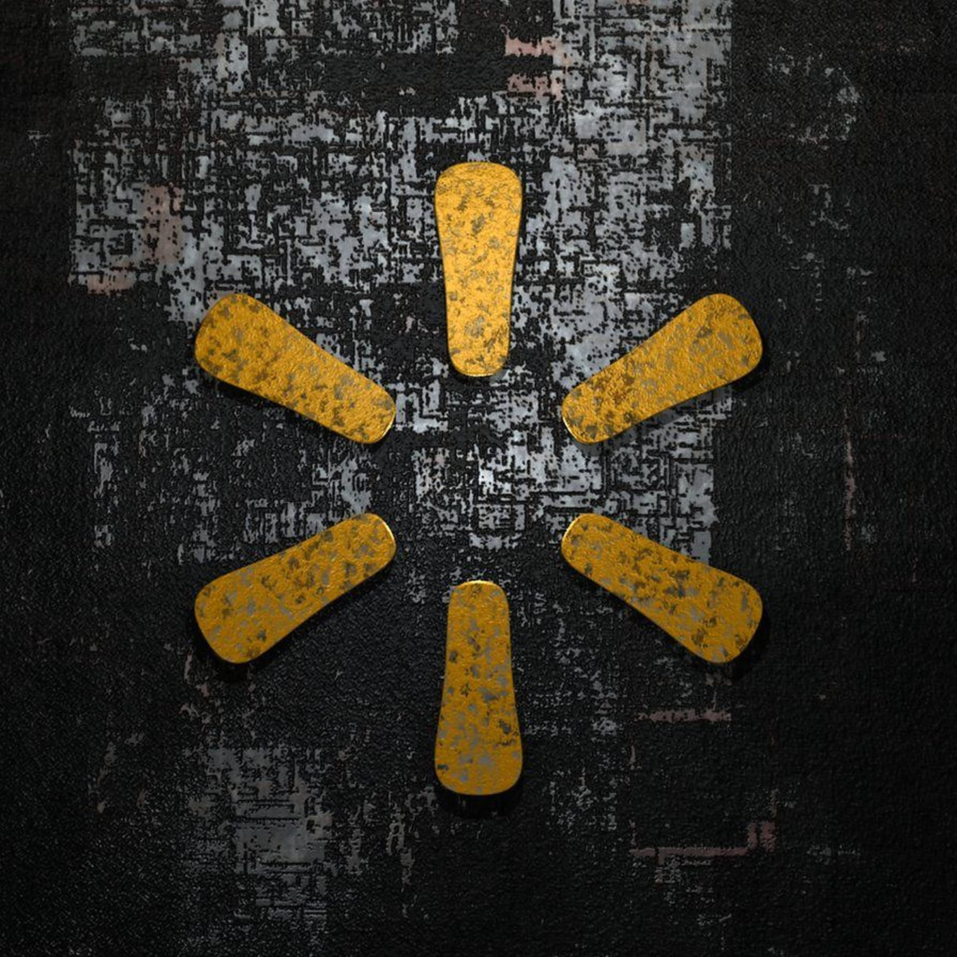 Concrete Walmart Spark Logo Wallpaper