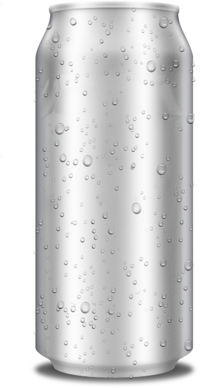 Condensation Covered Aluminum Can PNG