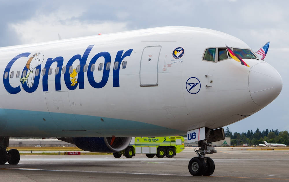 Condor Airlines Airplane Front Section Picture
