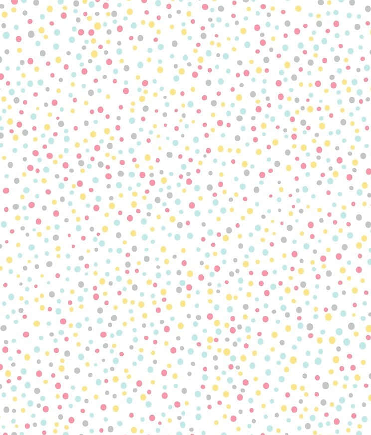 Soft Pastel Circles Confetti Background 744 x 871 Background