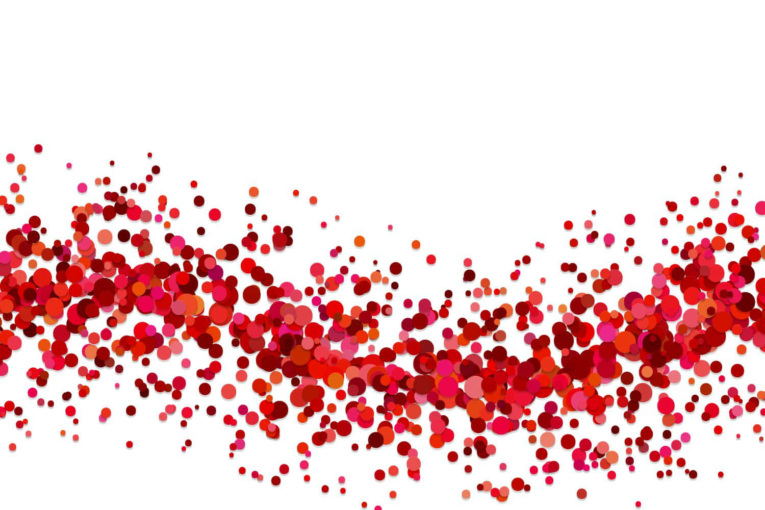 Red Sequins Confetti Background