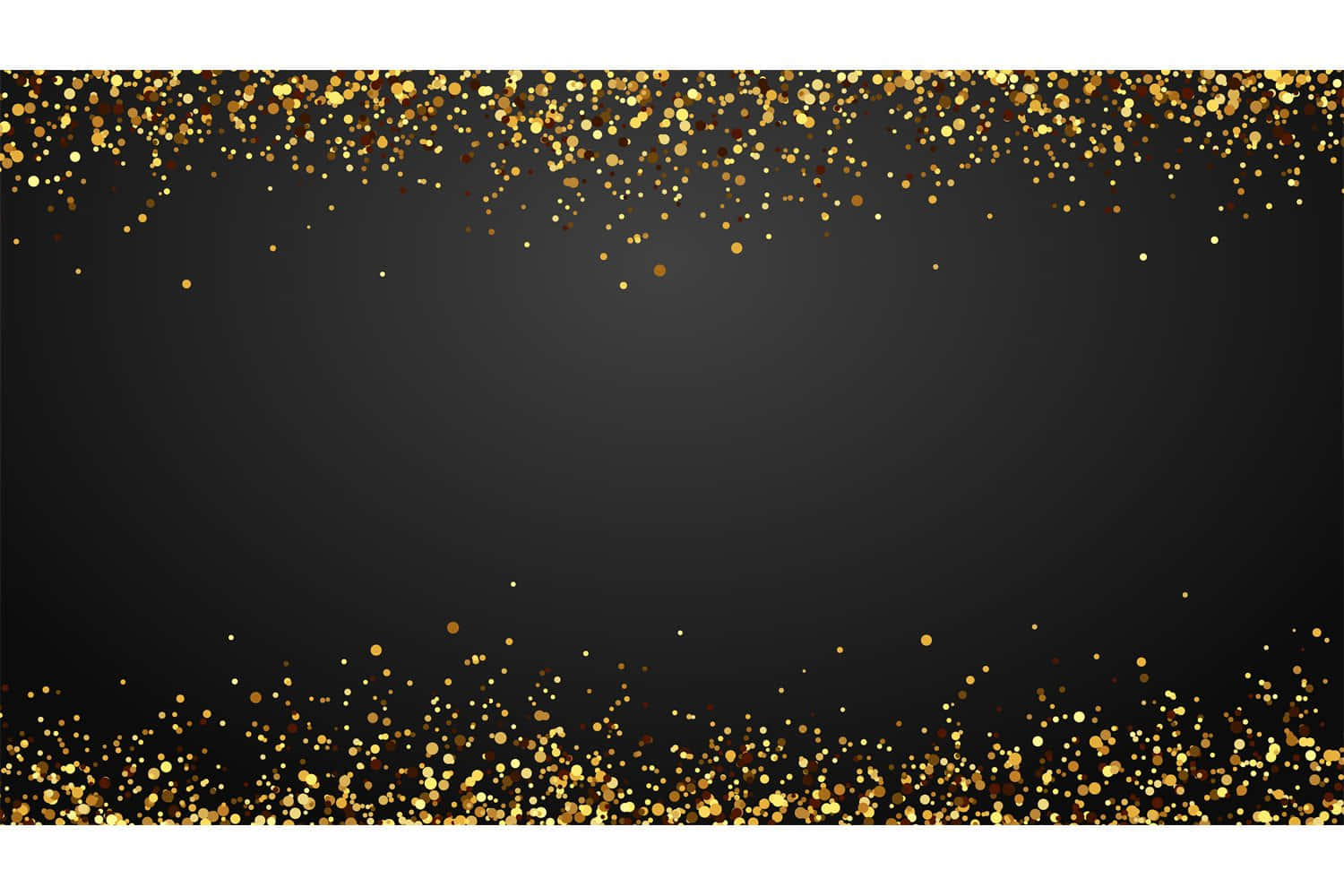 Gold Glitter Confetti Background