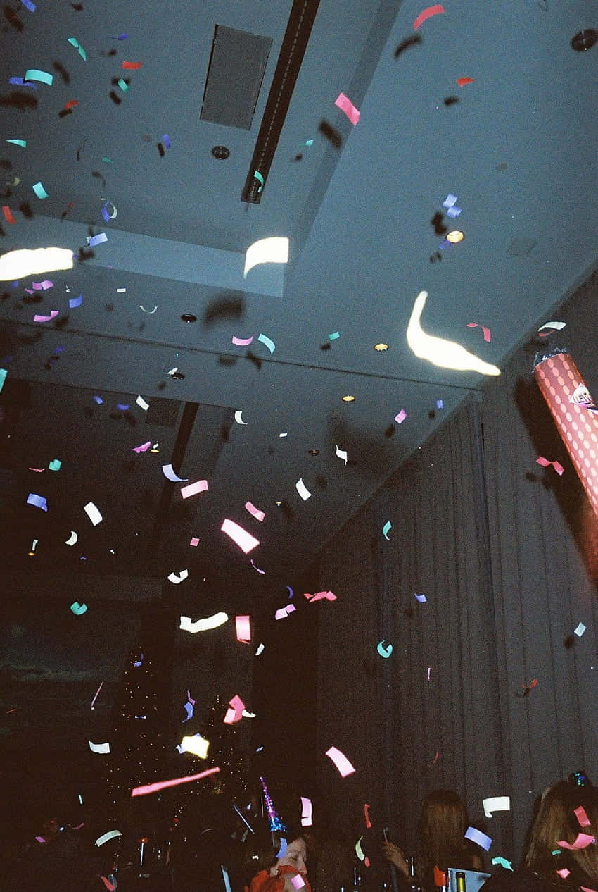 Confetti Celebration Party Scene.jpg Wallpaper