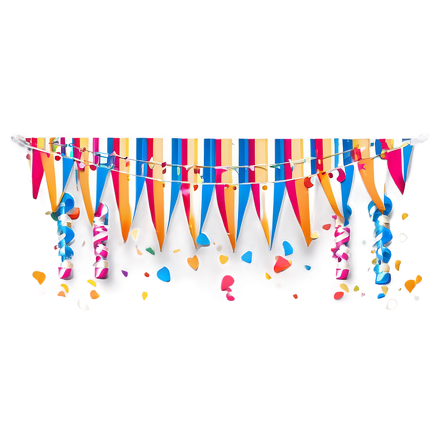 Download Confetti Explosion Birthday Banner Png Mkl | Wallpapers.com