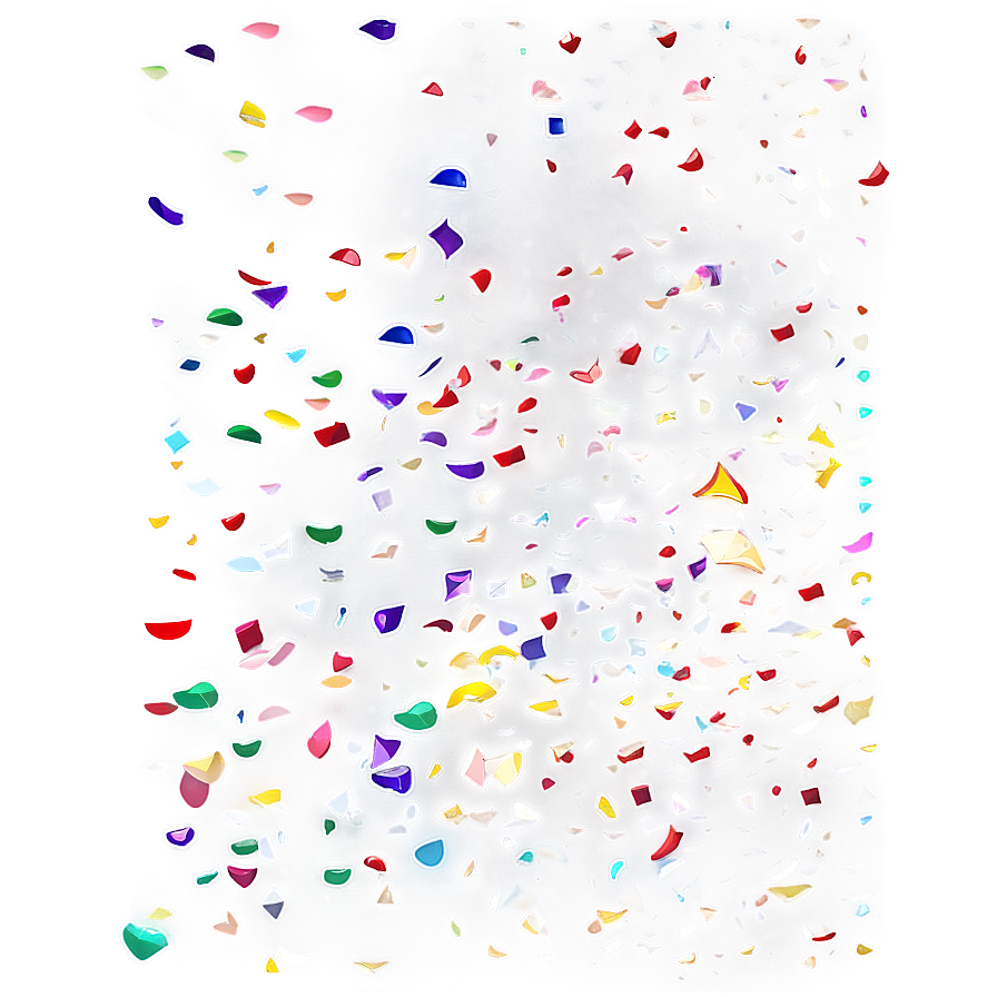 Confetti Rain Png 04292024 PNG